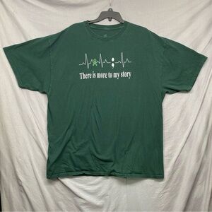 Hanes Cancer Survivor T-Shirt‎ Green Men Size | 2XL